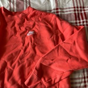 Mens Nike Coral Crewneck Sweater